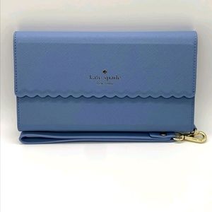 Kate Spade scalloped edge phone case & wristlet